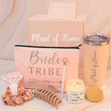 maid of honor gift to bride at bridal shower|unique matron of honor gifts.